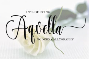 Aqvella: A Modern Script Font for Branding