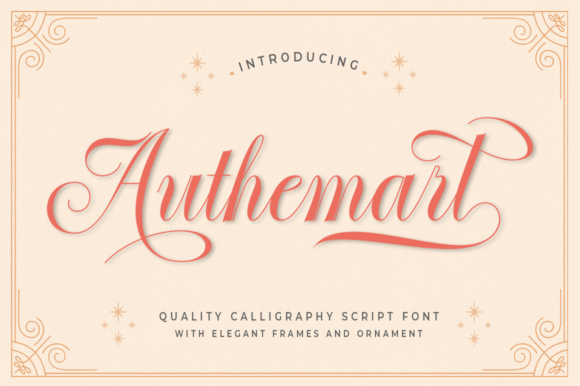 Authemart Script Font for Elegant Branding