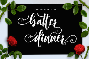 Batter Dinner Script: A Typeface for Elegant Editorial Design
