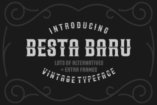 Besta Baru Typeface for Bold Brand Identity