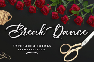Break Dance Font for Elegant Editorial Design