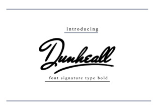 Dunheall Font Review: A Rounded Signature Style