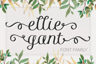 Ellie Gant Family: A Versatile Script Typeface for Web Design