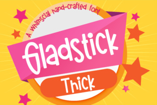 Gladstick Thick: A Bold Display Font for Editorial Design