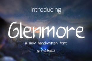 Glenmore: A Script Handwritten Font for Clear Campaigns