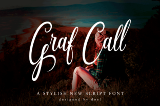 Graf Call Script: A Stylish Typeface for Makers
