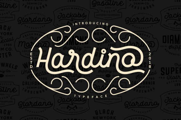 Hardino: The Perfect Script Handwritten Font for Crafters