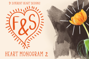 Heart Mono Font for Small Business Branding