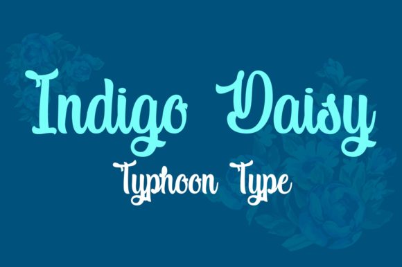 Indigo Daisy: A Rounded Handwritten Typeface for Editorial Design