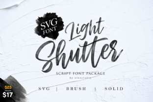 Light Shutter Typeface for Editorial Design