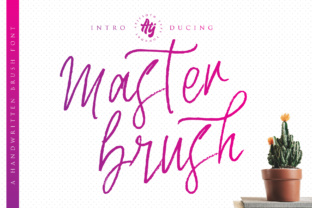 Master Brush: The Textured Script Font for Bold Branding