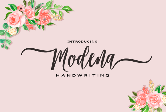 Modena: A Striking Script Handwritten Font for Branding
