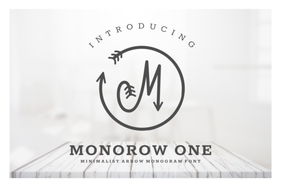 Monorow: The Minimalist Arrow Typeface for Brands