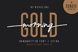 Morning Gold: The Ultimate Script Font for Elegant Branding