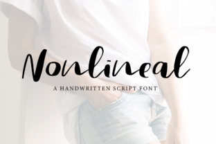 Nonlineal Font for Luxurious Campaign Design