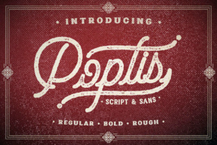 Poptis Heaver: A Versatile Script Typeface for Modern Branding