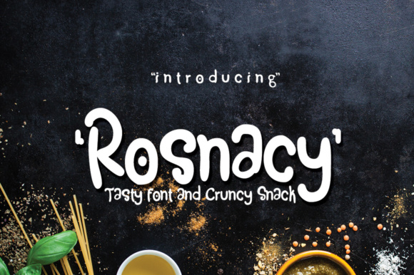 Rosnacy: A Playful Script Handwritten Font for Editorial Design