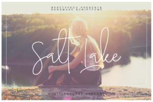 Salt Lake: A Fresh Script Handwritten Font for Editorial Design