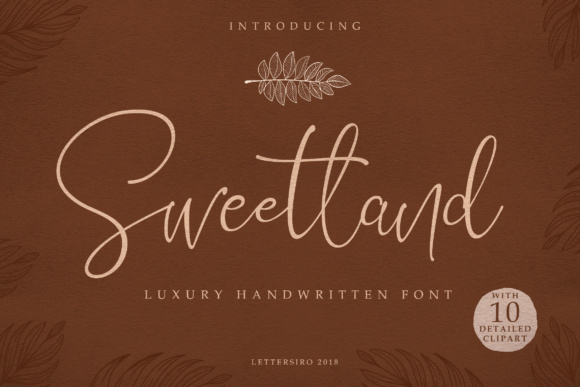 Sweetland Script: A Luxury Handwritten Font for Web Design