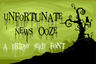 Unfortunate News Ooze: A Quirky Serif Font Review