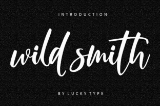 Wild Smith: A Modern Script Font for Makers
