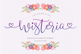 Wisteria Script: A Modern Typeface for Elegant Editorial Design