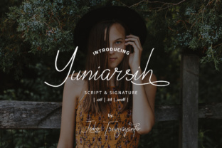Yuniarsih Script Font for Handmade Brands
