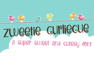 Zweetie Curliecue Font Review for Branding